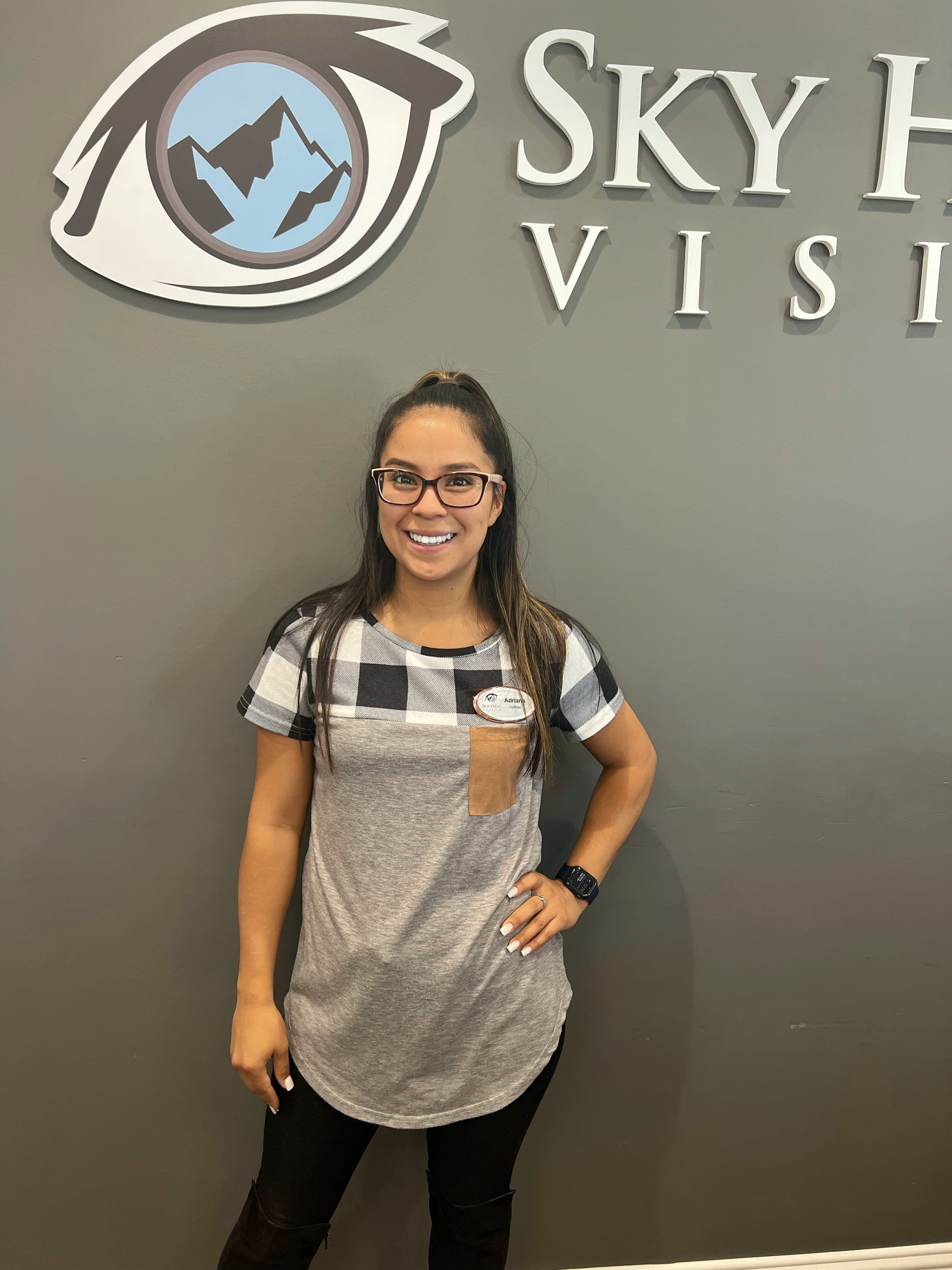 Adriana, optician at Sky High Vision